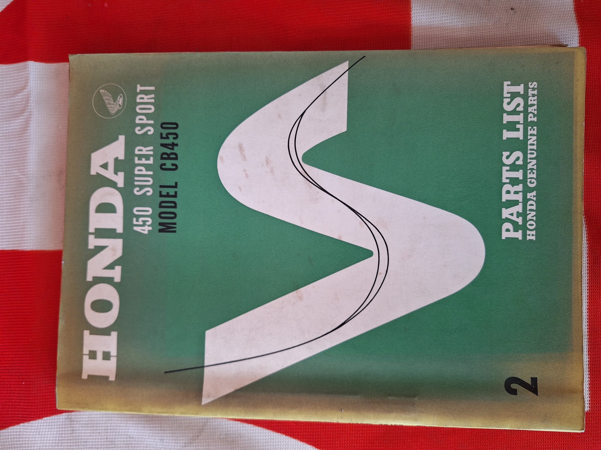 Bild von Ersatzteile-Katalog Honda  CB450